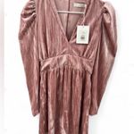 Rachel Parcell  Bridal Rose Velvet V Neck Mini Dress Sz 12. Photo 2