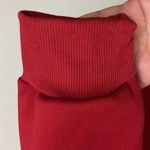 SheIn womens red Lune Drop shoulders pearls beaded pullover sweatshirt size L Photo 5