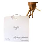 Petit Moments Classic Belt Gold Tone Buckle Tan Leather Women's Size M/L New Brown Photo 4