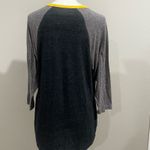 Mitchell & Ness  gray P 3/4  sleeve shirt Photo 2