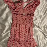 Love Shack Fancy  Pink Floral Mini Dress Photo 7