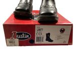 Justin Boots  Women's Black Cowboy Boots BRAND NEW W/BOX Photo 4