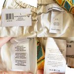 We Wore What Metallic Geo Bikini Set Ruched Bottom Claudia Top Orange Blue Large Photo 10