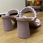 DV by Dolce Vit MOVING SALE Dolce Vita Paily Braided Lilac Purple Leather Block Sandal Heels Photo 7