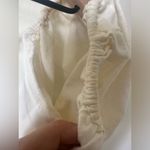 For Love & Lemons  Macaroon Puff-sleeve Mini Dress In White XS Photo 9