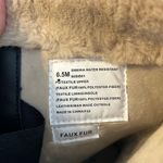 Jbu by Jambu water resistant black and gray herringbone with fur trim size 6.5M Photo 6