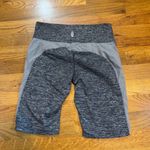 Free People Movement Women’s XS Heathered Gray Striped Monochrome Shorts Photo 4