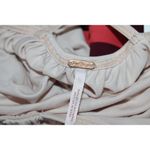 Free People  Clara Babydoll Pink Modal Pleated V-Neck Camisole Tank Top Size XS Photo 3