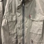 Levi's Levi’s Women’s Military Style Utility Jacket Size 2x Taupe Windbreaker EUC Photo 7