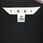 CAbi Black Cinema Taffeta Ruffle Neck Top M Photo 8