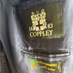 Vintage wool windowpane plaid wool cashmere sports coat Blue Size XXL Photo 4