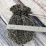 Vintage Beaded Purse String Reversible Bag Purse White Photo 7