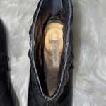 Cynthia Vincent Black Butter Soft Leather Open Toe Booties Size 6 Photo 2