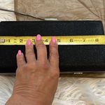 La Regale  Black Minaudiere Hard Clutch Crossbody Bag Photo 8