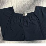Nike Y2K Women Nylon Lined Track Straight Leg Sweatpants Navy Blue Large 12 - 14 Photo 0