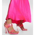 Christian Louboutin Pink Duniss PVC Transparent High Heel Sandals 100mm EU 36.5 Photo 1