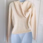 Buttercream Balletcore  Soft Sherpa Zip-Up Hoodie Jacket by SO Sz Small NWOT Photo 3