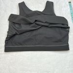 Athleta  Women’s Conscious Crop Top with Built in Bra- Size Small- Olive Green Photo 7