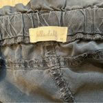 Bella Dahl Ruffle Drawstring Waistline Pull On Cropped Pant Frayed Hem, … Photo 10