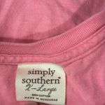 Simply Southern  Women's Pink Short Sleeve T Shirt Have Good Day Golf Cart Photo 1