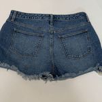Universal Threads Universal Thread High Rise Shortie Frayed Denim Short Photo 5