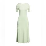 Maje Tie-Back Midi Dress in Green, Size EU 38/ US M, New w/Tag $415 Photo 9