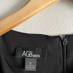 AGB Black Sleeveless Sheath Dress Y2K Minimalist Classic Little Black Dress Size 10 Photo 4