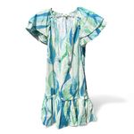 Elan Ruffle Mini Dress Size Medium Photo 3