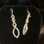 Diamanté hanging earrings very classy with understated elegance. Photo 6