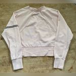 Nike  Pro Dri Fit Women’s Sz S Pink Get Fit Cropped‎ Sweatshirt Photo 3