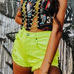 LF Neon High Waisted Distressed Shorts Photo 2