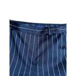 Anne Klein Womens Pinstripe Stretch Pant Black/White Work Attire Stretchy Sz 6 Photo 2