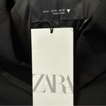 ZARA  Women Black Long Sleeves Tailored Blazer with Buttons Size XL Shoulder Pads Photo 14