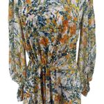 Sachin + Babi Aria Long Sleeve Beaded Sequin Floral Dress Gown Size 2 New Photo 4