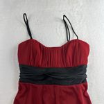 Speechless Y2K  Sz M Babydoll Dress Red Empire Asymmetrical Fairy Whimsy Vampire Photo 3