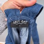 Lazy Oaf  Pinafore Dungaree Dress With Face Apliquet L Photo 6