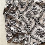 Mimi Chica S-M Ivory Black Print Shorts Romper Long Elbow Sleeve 3/$20 SALE! Photo 6