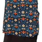 Atmosphere ATMOSTPHERE Floral & Black Layered Blouse Top Photo 2