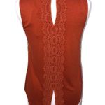 Daniel Rainn Quin Floral Lace Trim Keyhole Tank Small NWT Photo 5