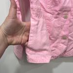 J. McLaughlin  Womens Skye Jacket XS NWT $228 Pink Solid Button Linen‎ Collar Rose Photo 1