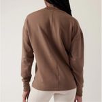 Athleta  Clarity V-Neck Sweatshirt Rustic Beige Photo 1