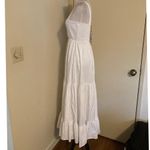 ZARA  Voluminous White Cotton Poplin Dress Long Smocking New Bloggers Favorite XS Photo 15