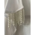 ZARA  Pearl Sleeve‎ Tee Top Photo 2