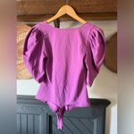 Free People  Va Va Voop Puff Sleeve Bodysuit medium Photo 5