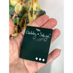 Gabby Skye  Yellow Floral V Neck A Line Tank Dress Size 10 NWT Photo 5