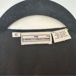 Vintage Basketweave Detail Tie Back Detail V Neck Button Front Vest XL Black Photo 1