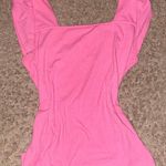 Ana A New Approach pink tank top with ruffle sleeves  Photo 0