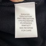 Croft & Barrow Women’s Craft & Barrow Cable Knit zip Front Black Cardigan/Sweater Photo 4