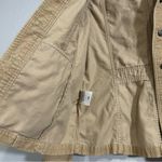 Eddie Bauer  Women’s Corduroy Trucker Jacket Tan Large 100% Cotton Excellent Photo 5