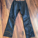 Gap VTG  100% Leather Mid Rise Boot Cut Pants Photo 0